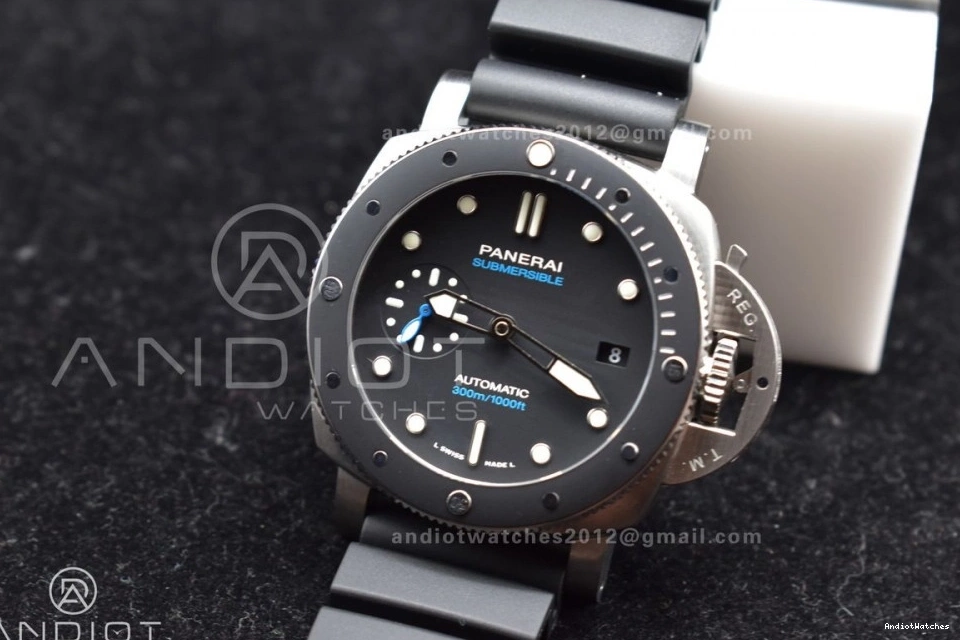 Black 1:1 Y PAM683 Edition Dial Black 459 XXXIV Best SBF Strap on Rubber MultiPurpose 0301